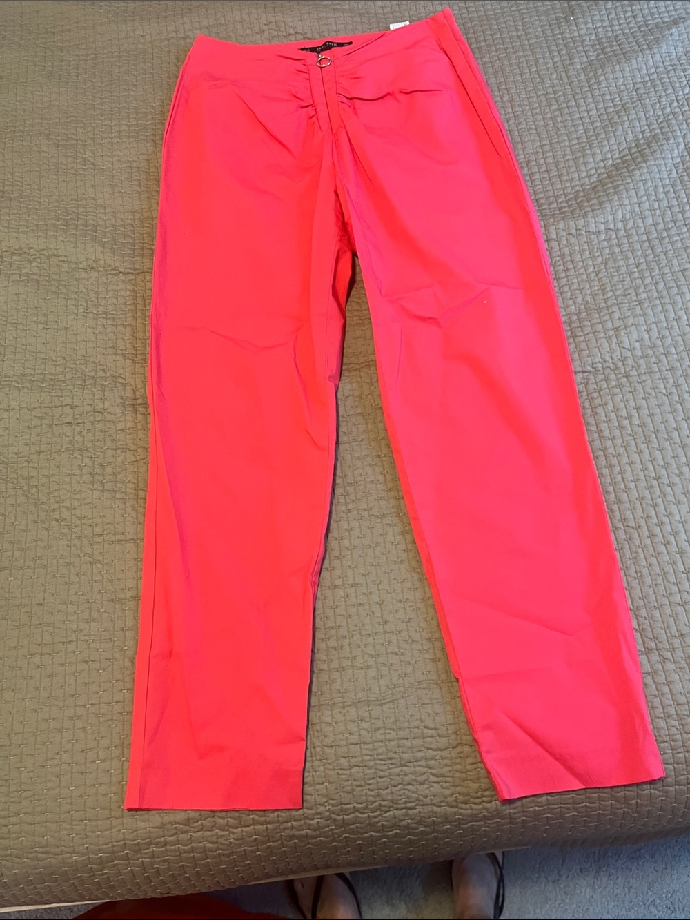 Retro Zara Bright Hot Pink Straight Leg Pants
